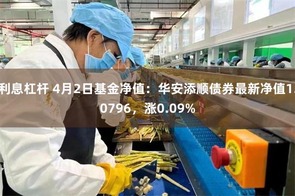 利息杠杆 4月2日基金净值：华安添顺债券最新净值1.0796，涨0.09%
