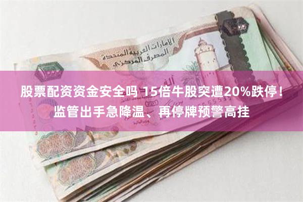 股票配资资金安全吗 15倍牛股突遭20%跌停！监管出手急降温、再停牌预警高挂