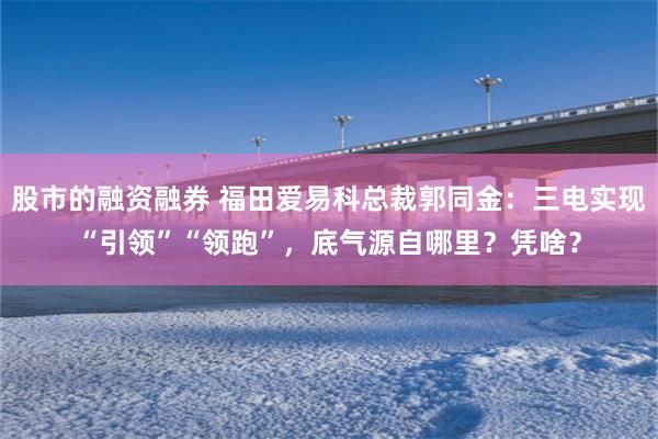 股市的融资融券 福田爱易科总裁郭同金：三电实现“引领”“领跑”，底气源自哪里？凭啥？