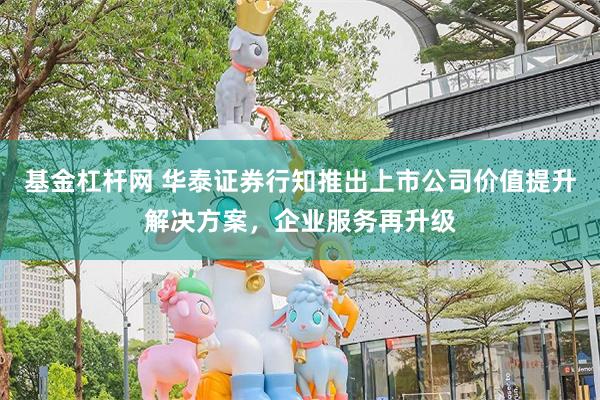 基金杠杆网 华泰证券行知推出上市公司价值提升解决方案，企业服务再升级